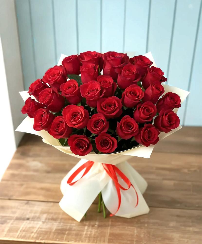 Букет 29 Красных роз в Гизель