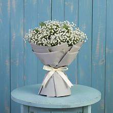 Букет цветов из:  Гипсофила в Гизель