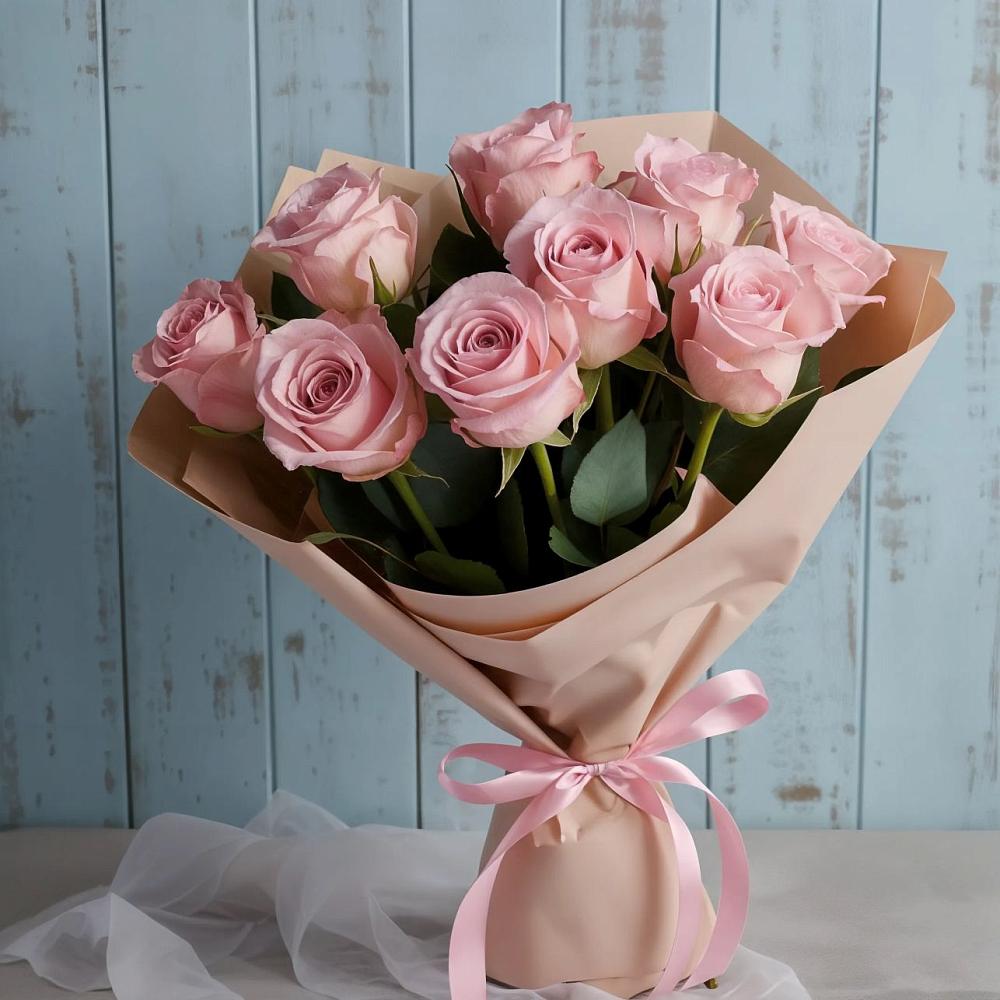 Букет цветов из: Розы в Гизель