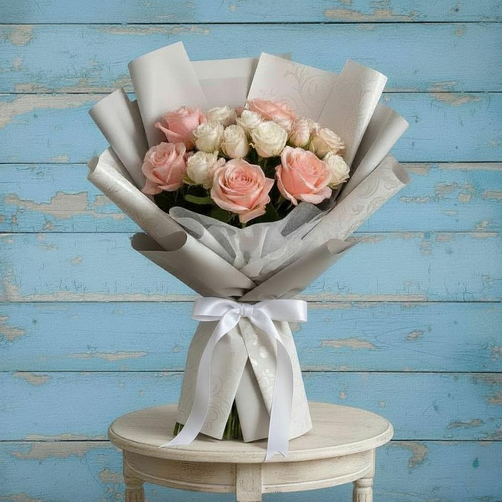 Букет цветов из: Розы в Гизель