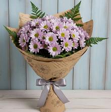 Букет цветов из:  Хризантемы #REPLACE_PRED# Гизель