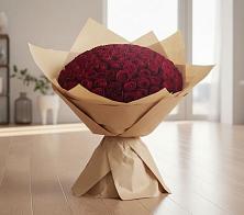 Букет 101 Красная роза в Гизель