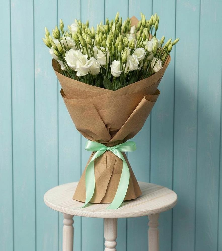 Букет цветов из: Лизиантусы в Гизель