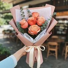 Букет цветов из:  Розы в Гизель