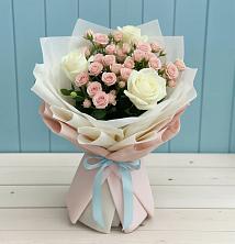 Букет цветов из:  Розы в Гизель