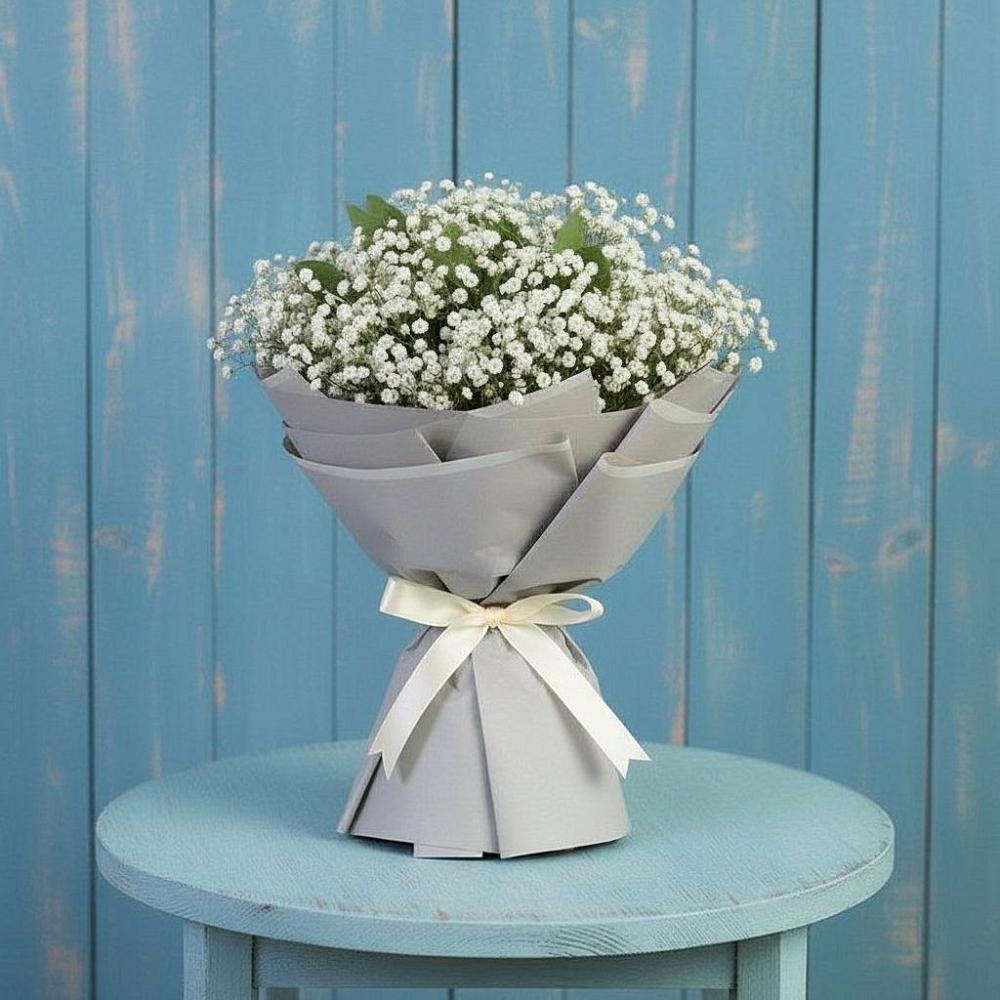 Букет цветов из: Гипсофила в Гизель