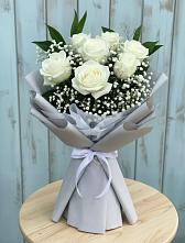 Букет цветов из:  Розы в Гизель