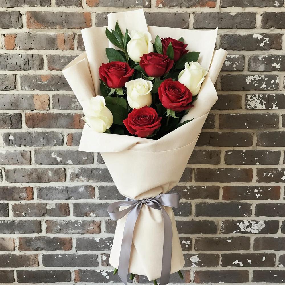 Букет цветов из: Розы в Гизель