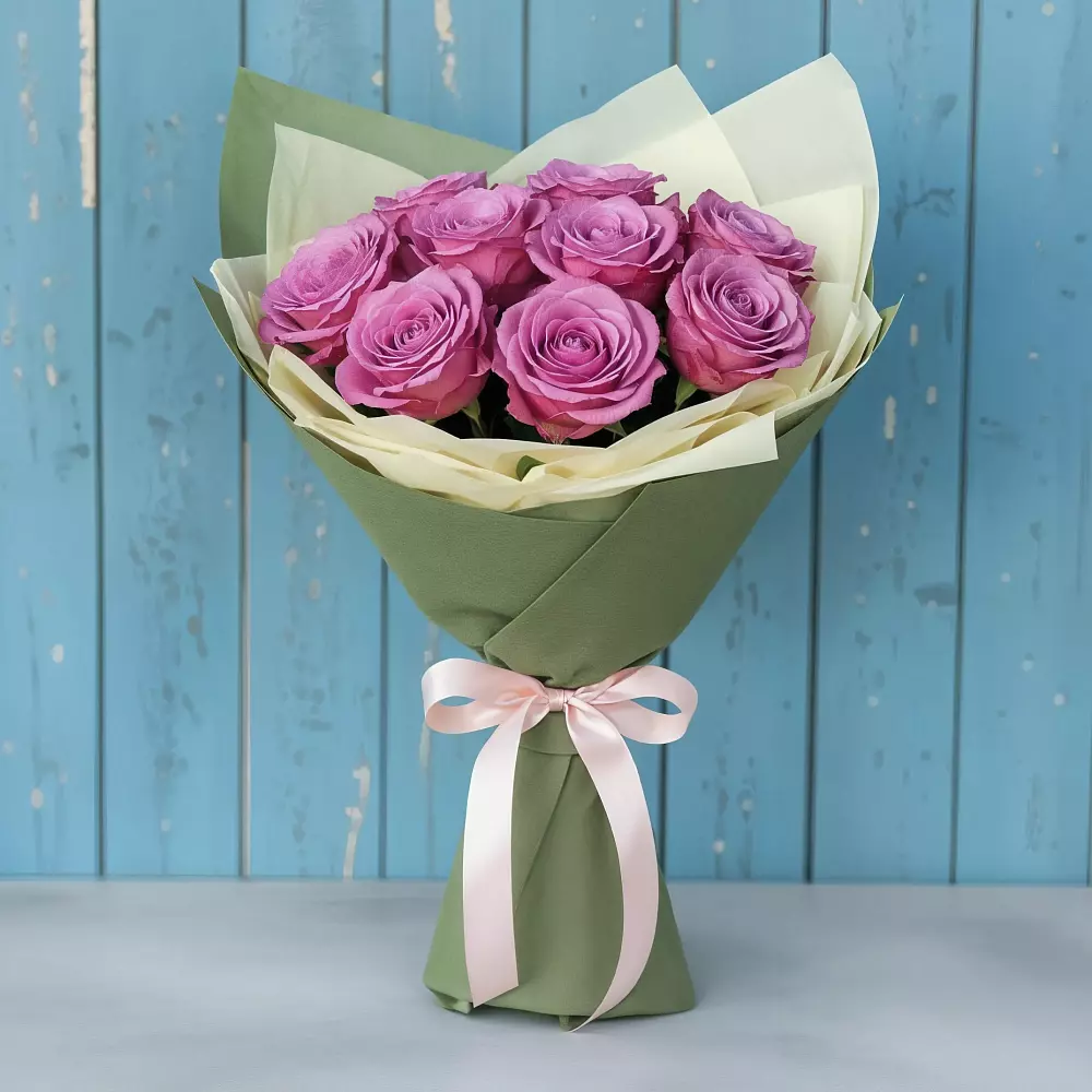 Букет Розы Фёрст Леди в Гизель