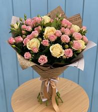 Букет цветов из:  Розы в Гизель
