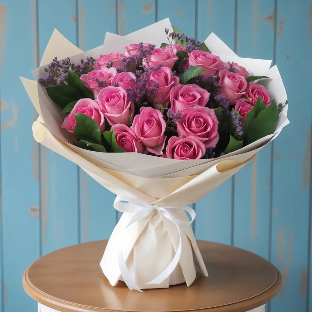 Букет цветов из: Розы в Гизель